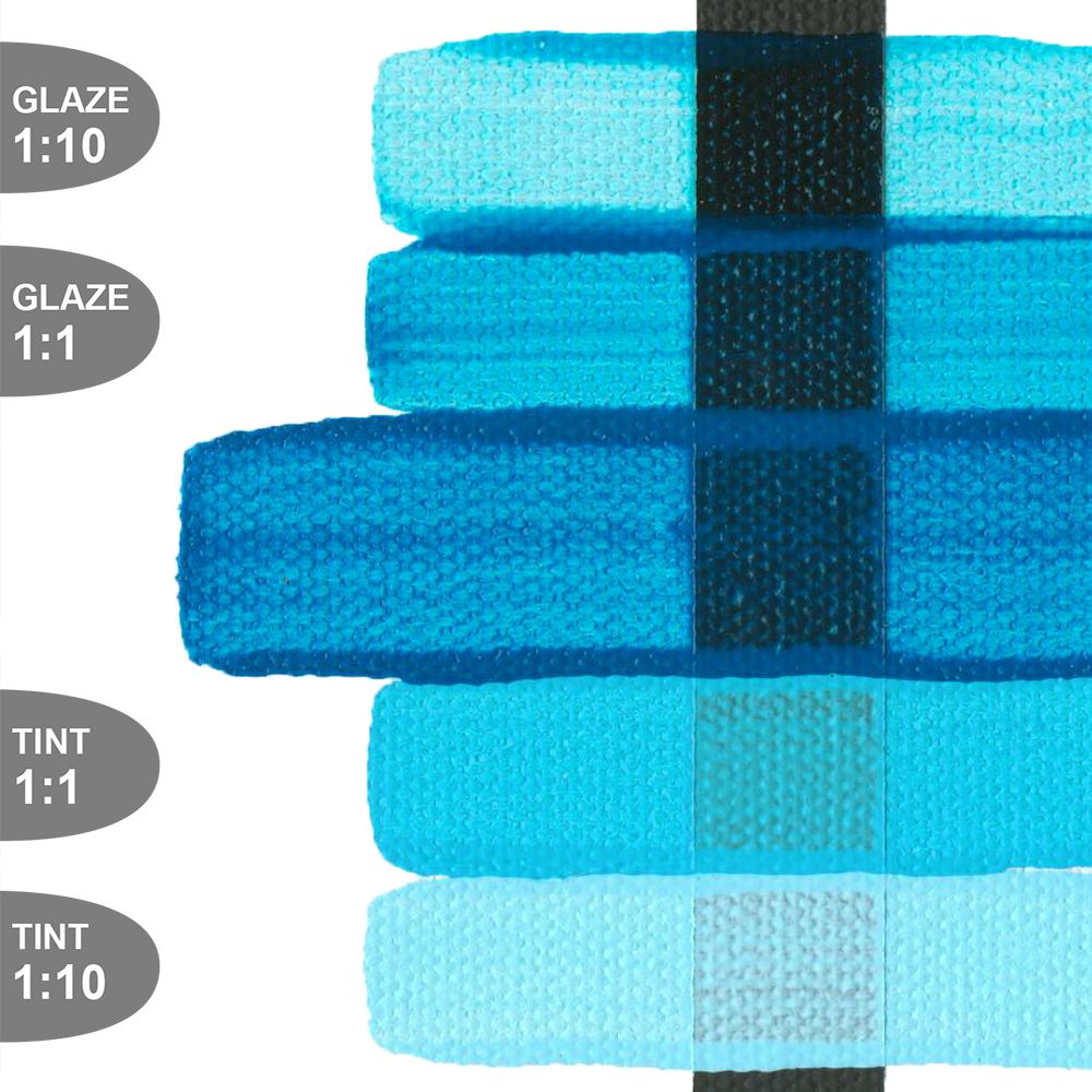 Golden HEAVY BODY ACRYLICS, Anthraquinone Blue