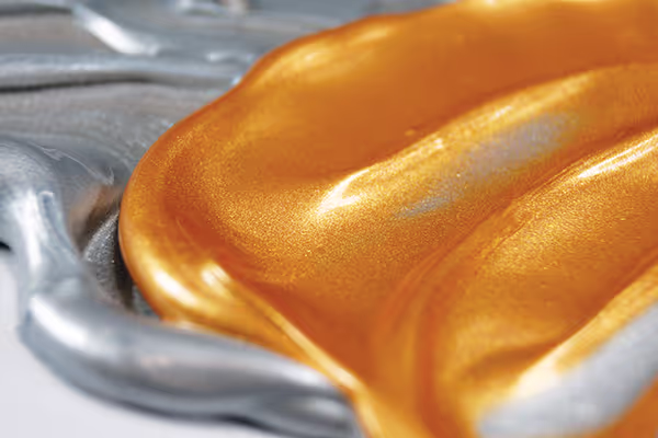 Fluid Colors - kovové a třpytivé barvy