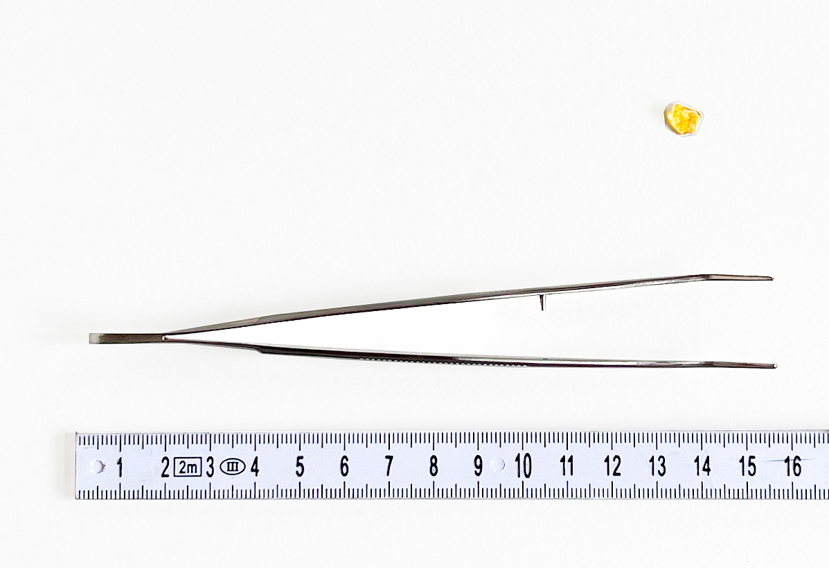 Pinzeta lomená 16 cm