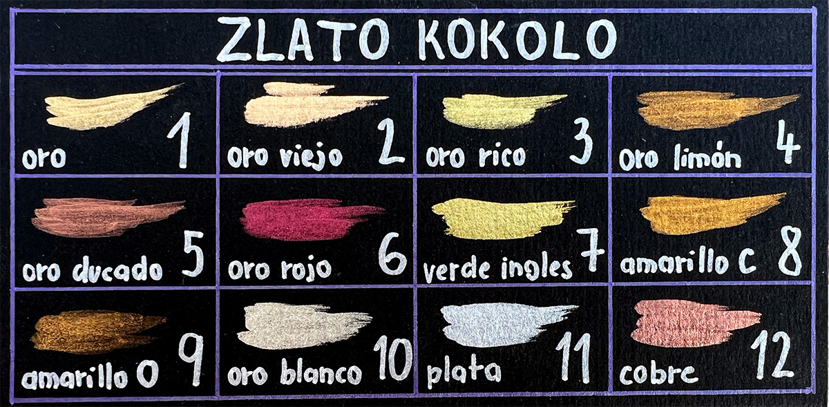 Tekuté zlato, odstín 02, Staré zlato