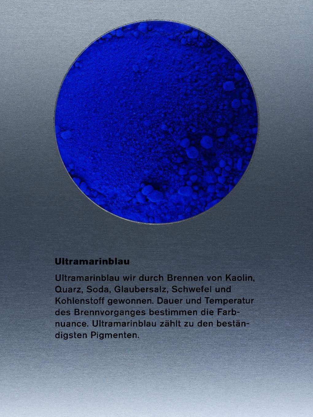 Ultramarínová modrá, velmi tmavá, 1 kg