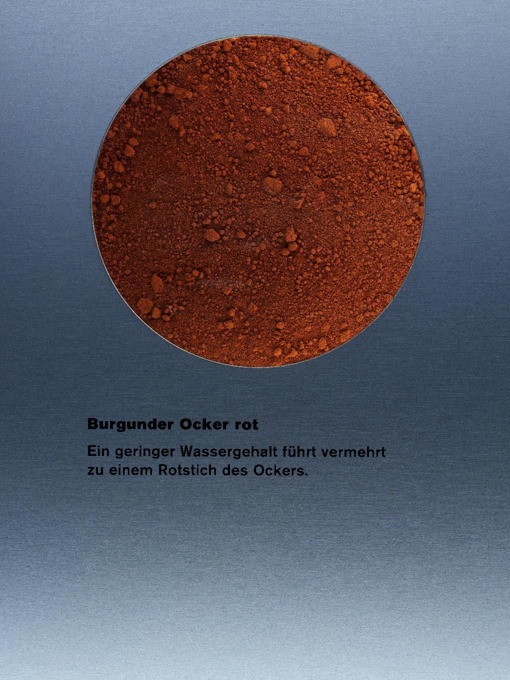 Burgundský okr červený tmavý, jemný, 50 g