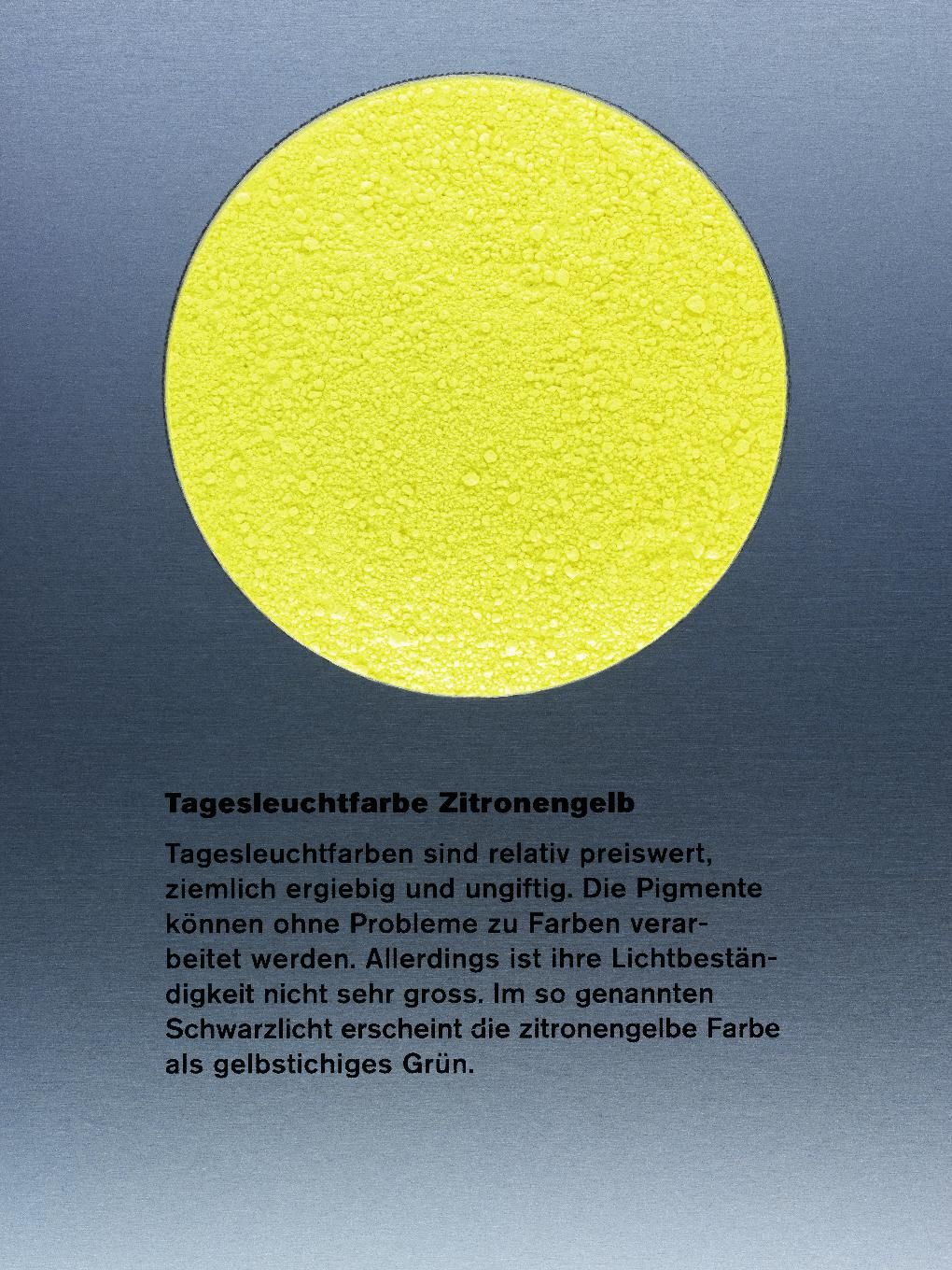 Fluorescenční pigment citronově žlutá
