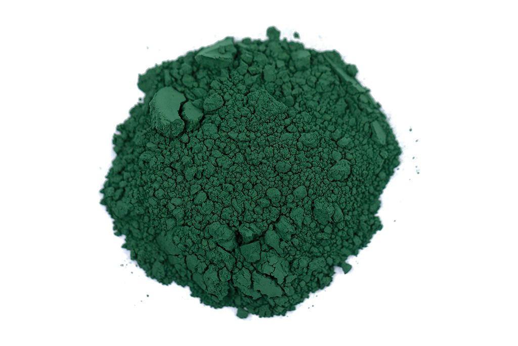 Termochromatický pigment, zelená