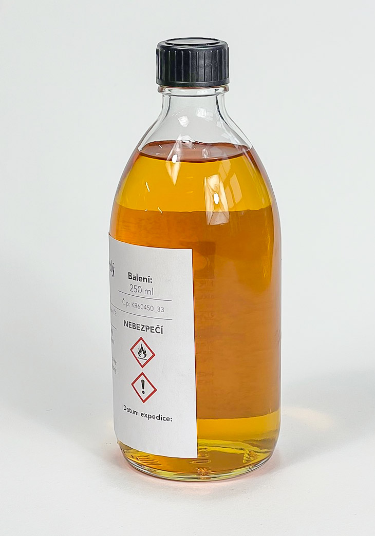 Šelak velmi světlý, bez vosku, koncentrát 33%, 250 ml