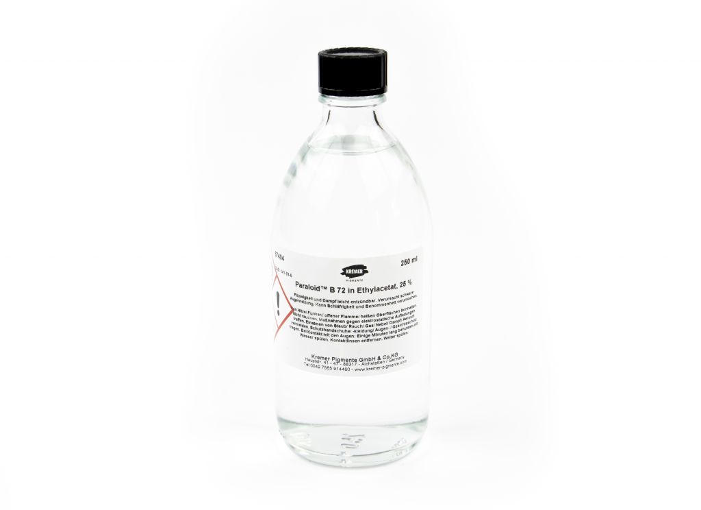 Paraloid™ B 72 v ethyl acetátu, 25 %, s UV ochranou, 250 ml