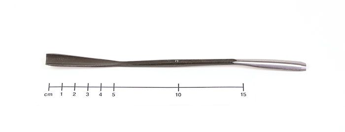 Špachtle, žlábek / žlábek, malá, 20 cm