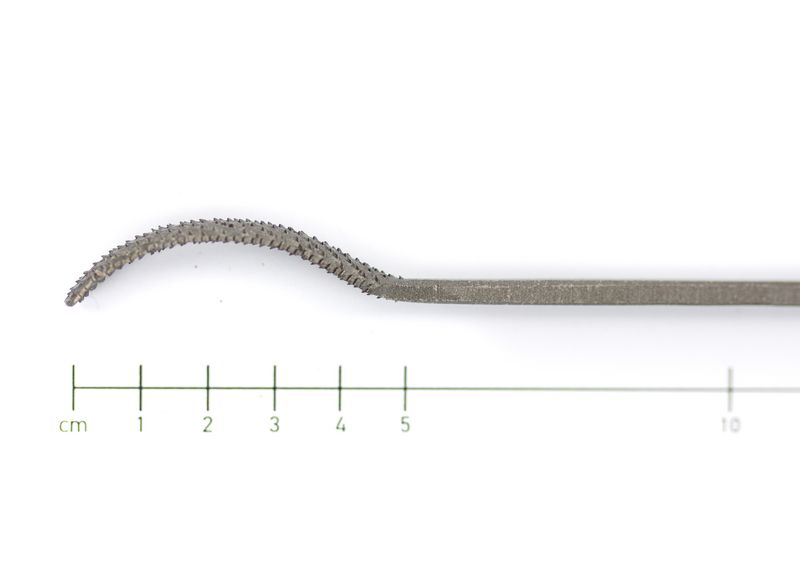 Rašple malá, jedna strana zakřivená, 18 cm