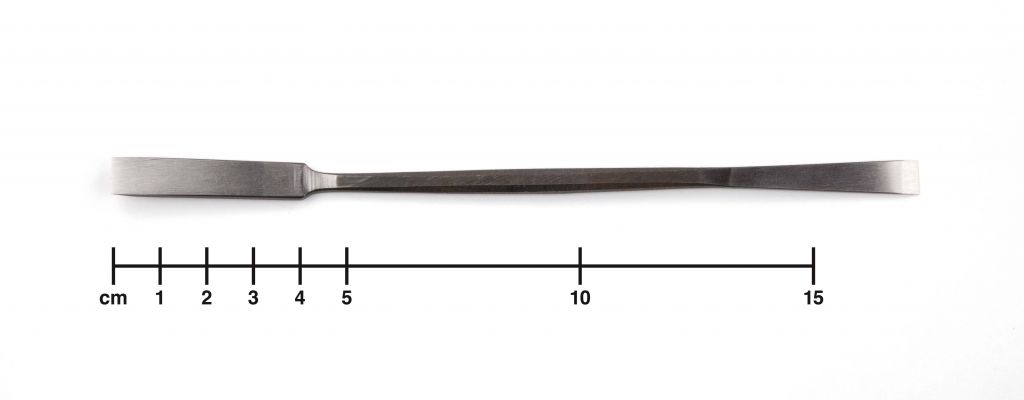 Špachtle, hranatá / hranatá, 17 cm