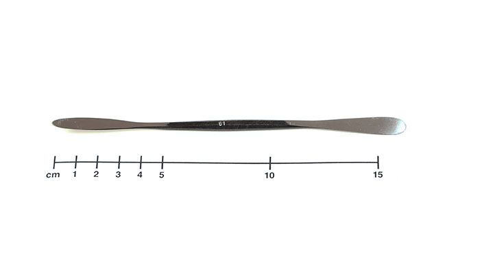 Špachtle, kulatá / kulatá, 16 cm