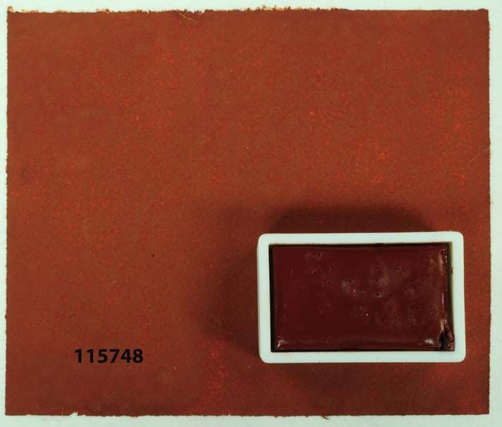 Kremer akvarel - vínová červená okrová, jemný (plast, 3 x 1,8 x 1 cm)