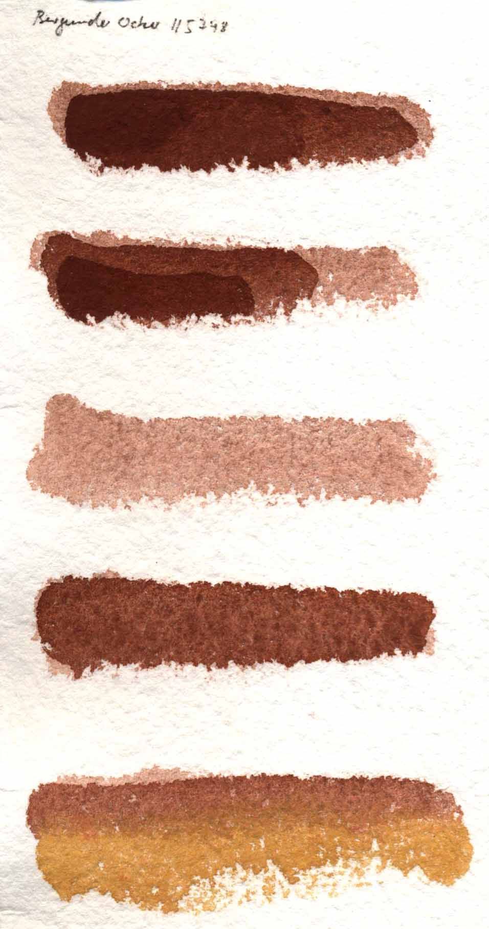 Kremer akvarel - vínová červená okrová, jemný (plast, 3 x 1,8 x 1 cm)