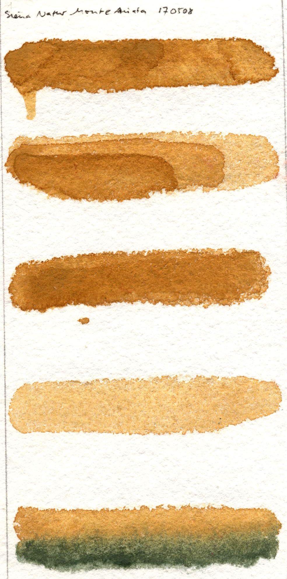 Kremer akvarel - přírodní Sienna, Monte Amiata (plast, 3 x 1,8 x 1 cm)