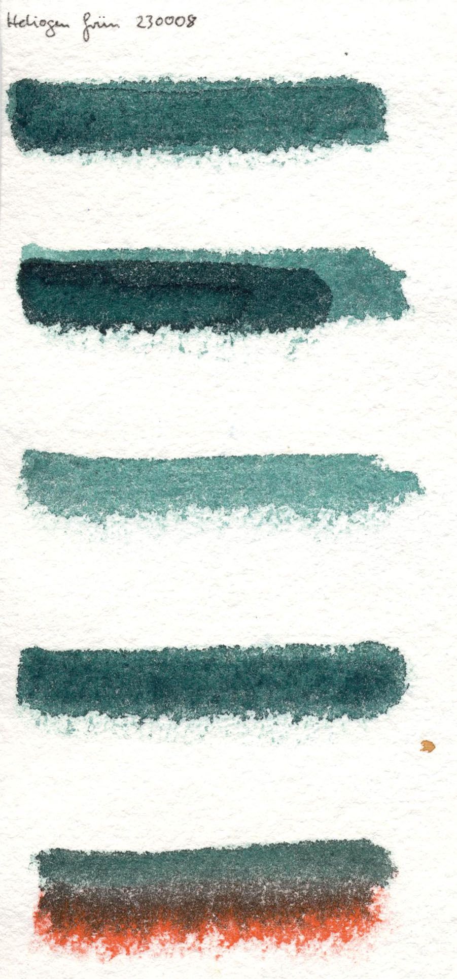 Akvarel Kremer - Phthalo Zelená tmavá, PG 7 (plast, 3 x 1,8 x 1 cm)