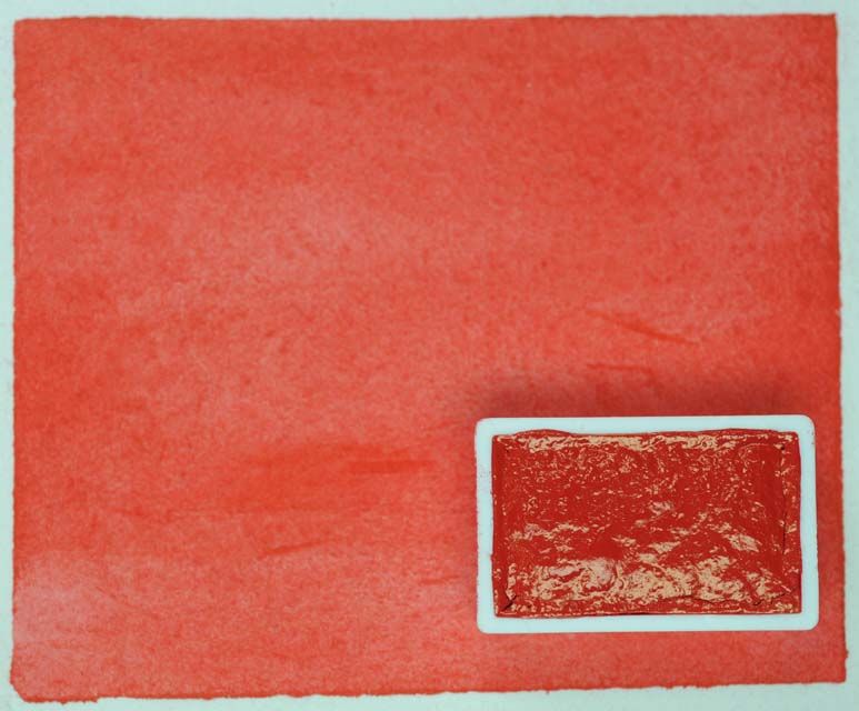 Kremer akvarel - DPP - červená (plast, 3 x 1,8 x 1 cm)