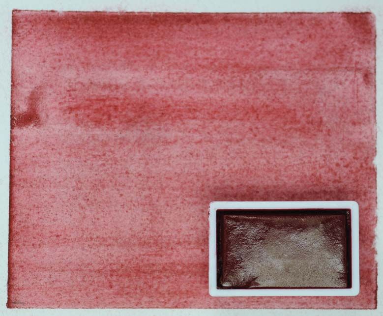 Kremer akvarel - Rubínová DPP TR, PR 264 (plast, 3 x 1,8 x 1 cm)
