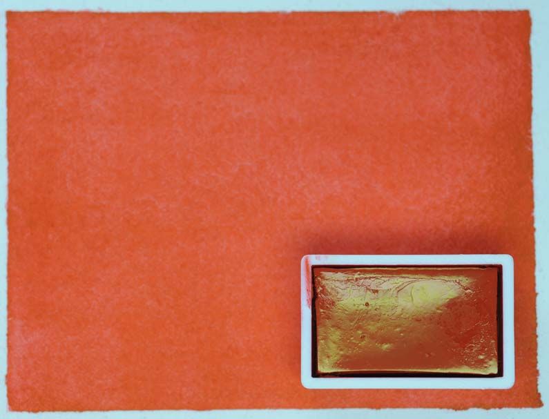 Kremer akvarel - CPT - šarlatově červená (plast, 3 x 1,8 x 1 cm)