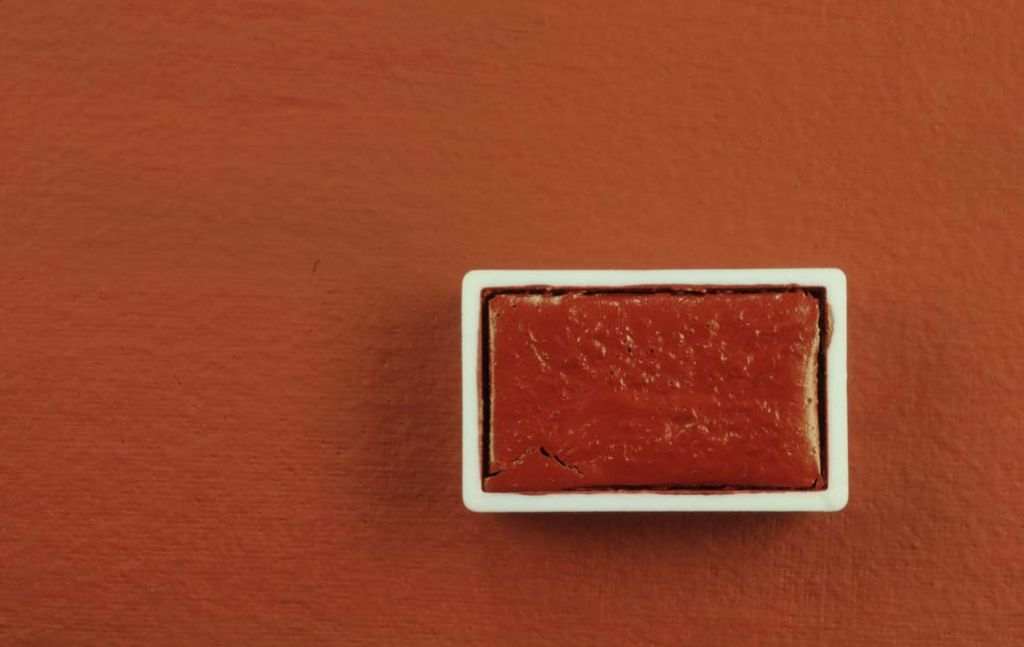 Kremer akvarel - trvalé červené tmavé (plast, 3 x 1,8 x 1 cm)
