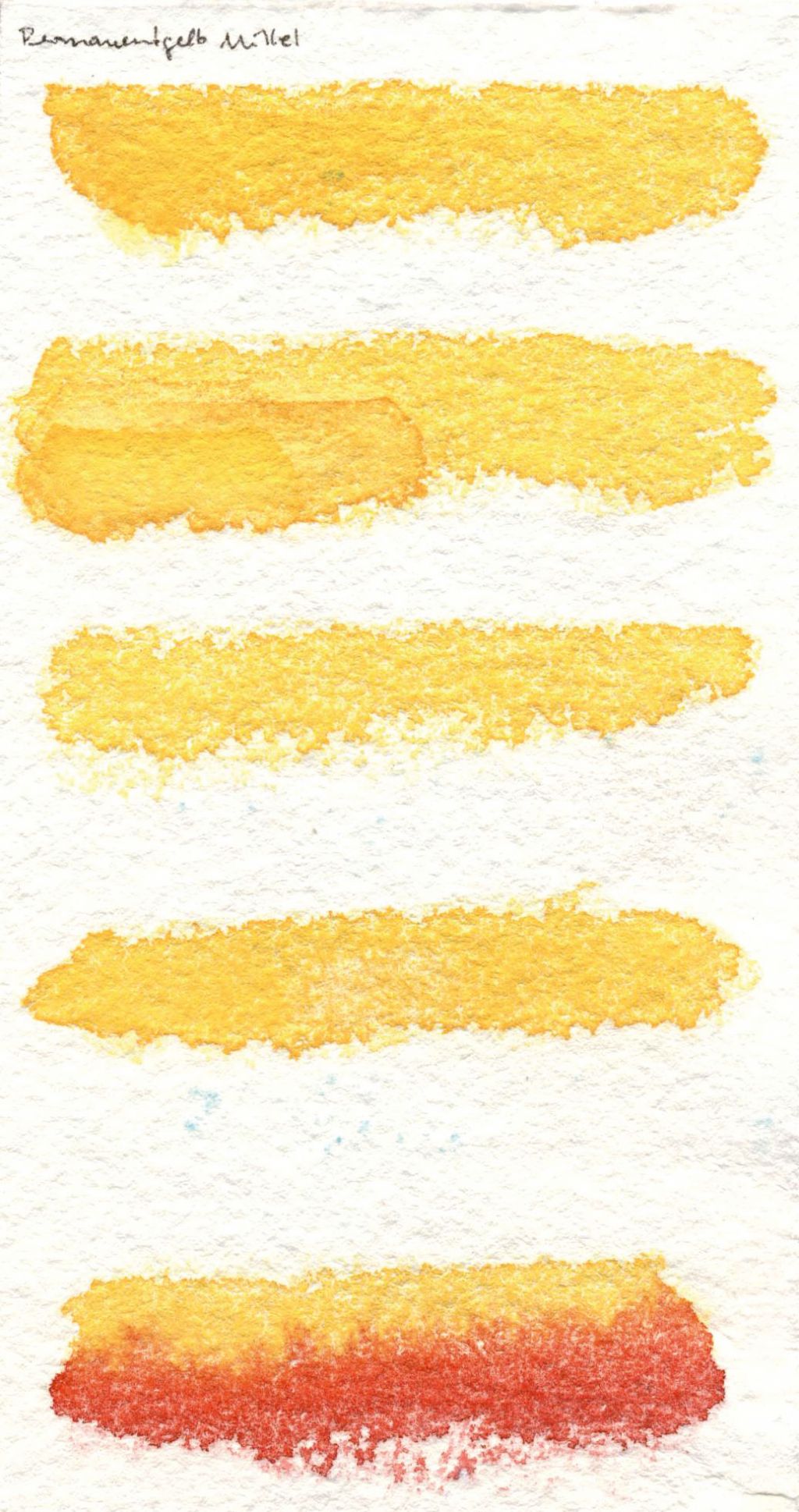 Kremer akvarel - stálá žlutá střední (plast, 3 x 1,8 x 1 cm)