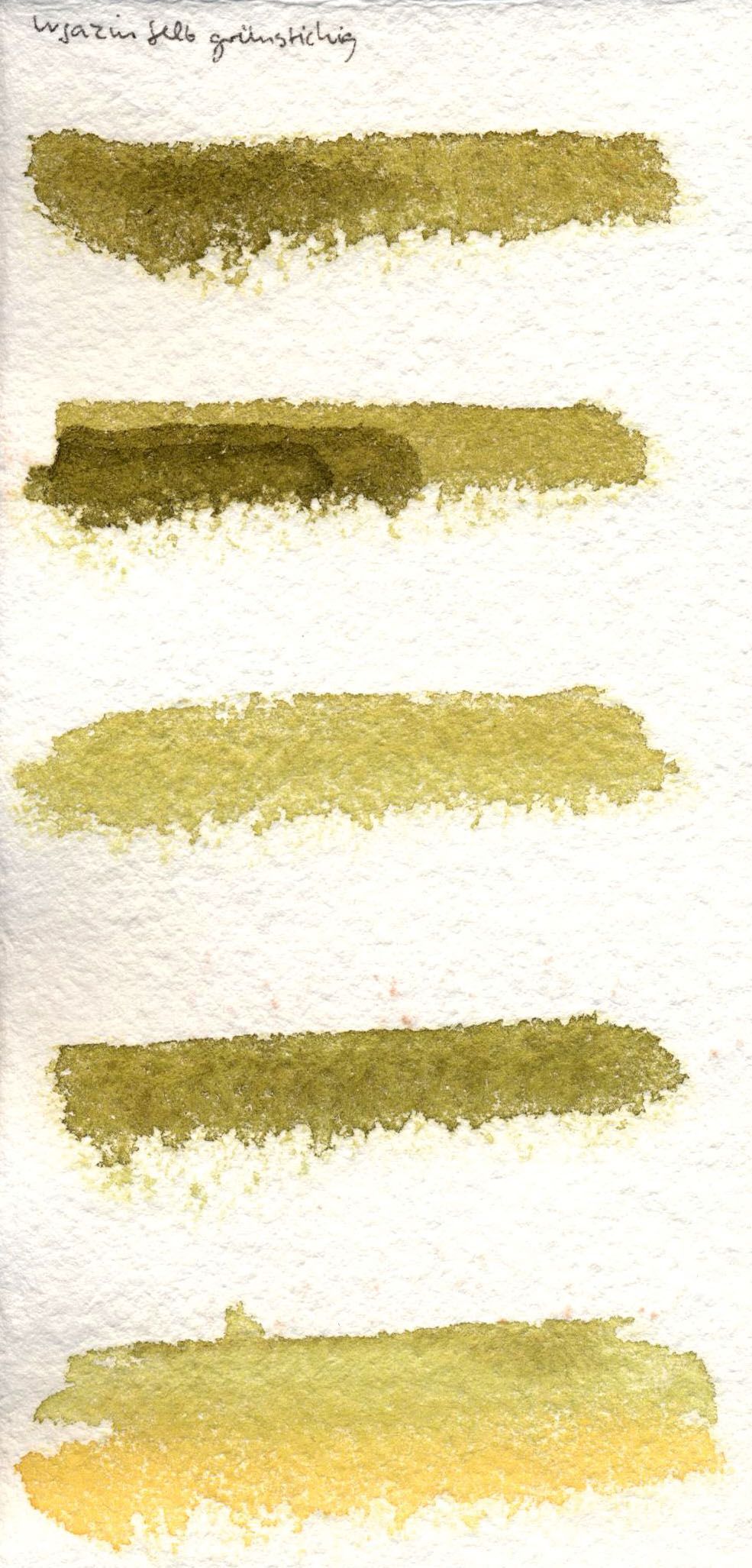 Kremer akvarel - žlutá, nazelenalá, PY 129 (plast, 3 x 1,8 x 1 cm)