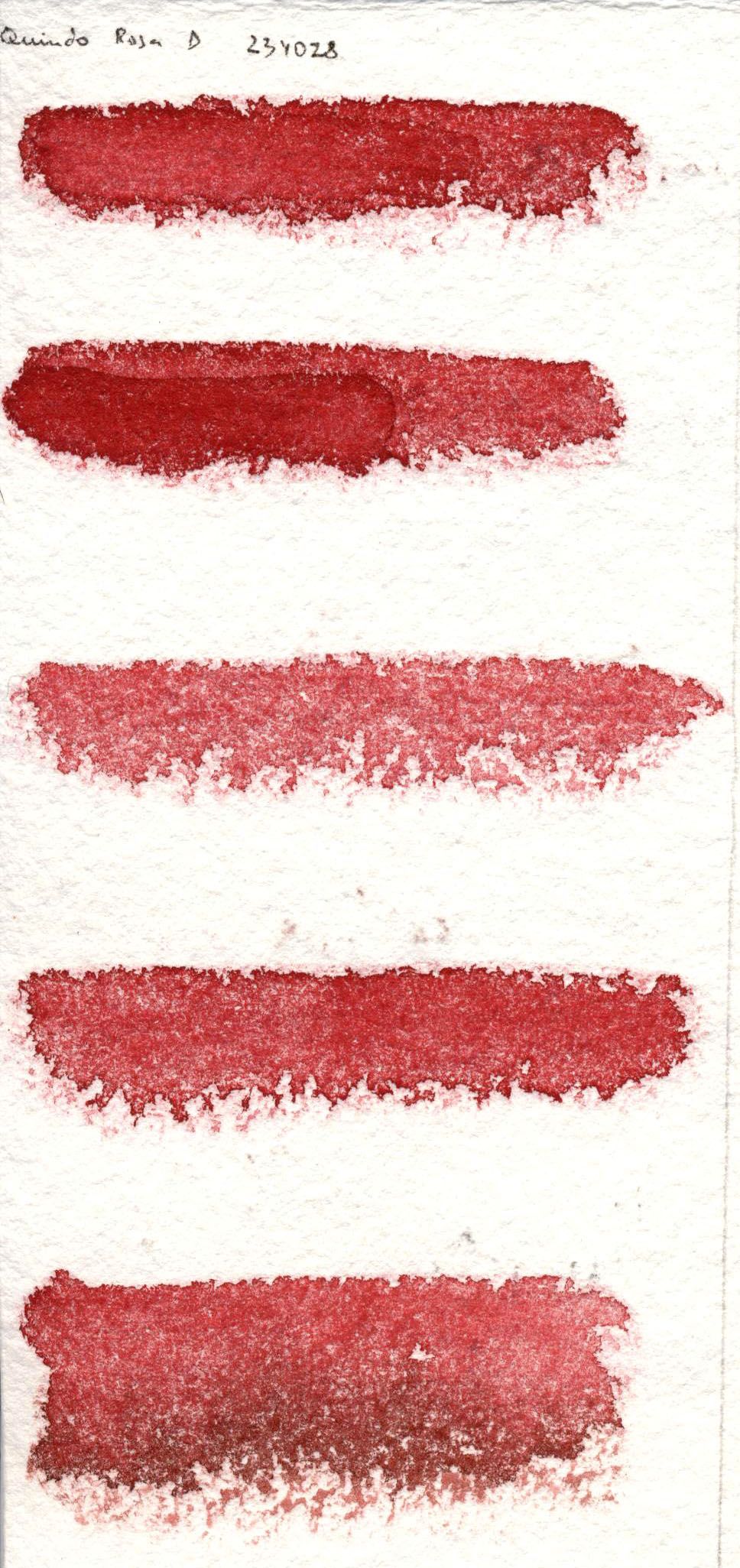 Kremer akvarel - Quinacridone Růžová D, PV 19 (plast, 3 x 1,8 x 1 cm)