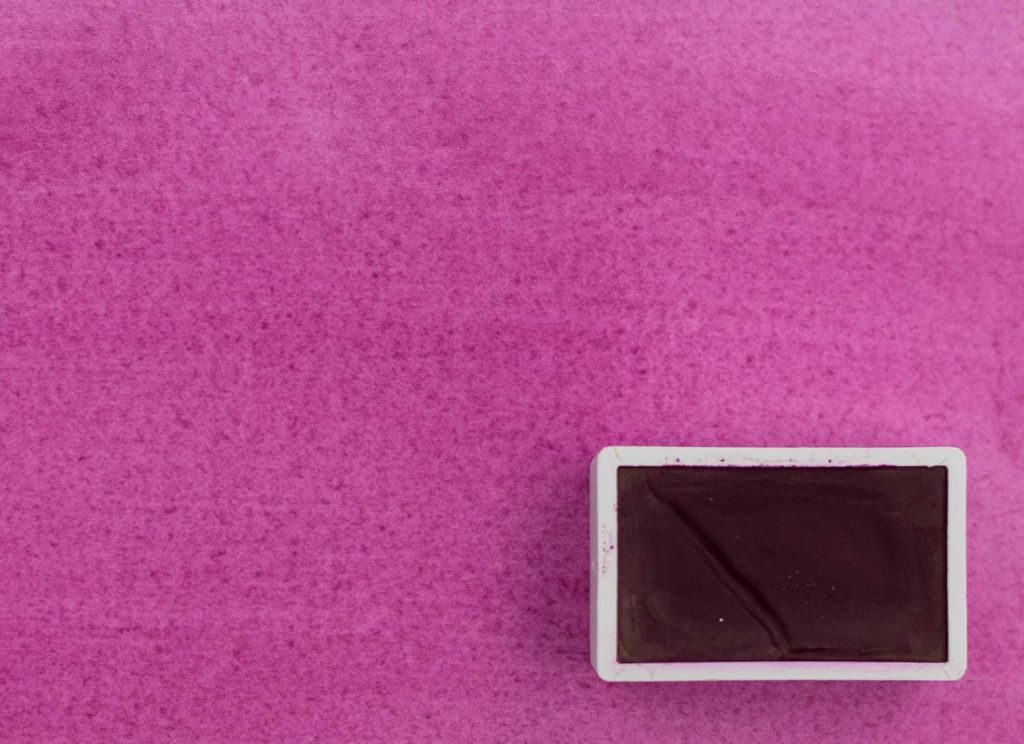 Kremer akvarel - Quinacridone Růžová, transparentní (plast, 3 x 1,8 x 1 cm)