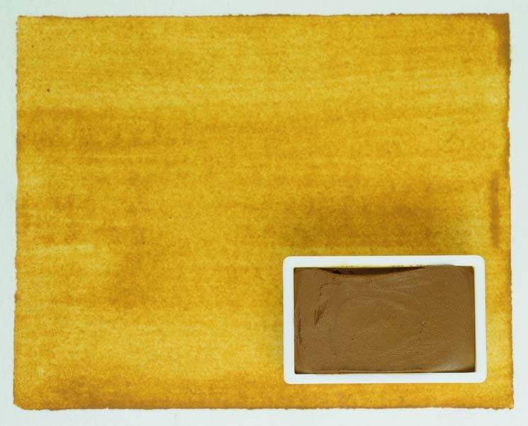 Kremer akvarel - Raw Sienna, italština (plast, 3 x 1,8 x 1 cm)