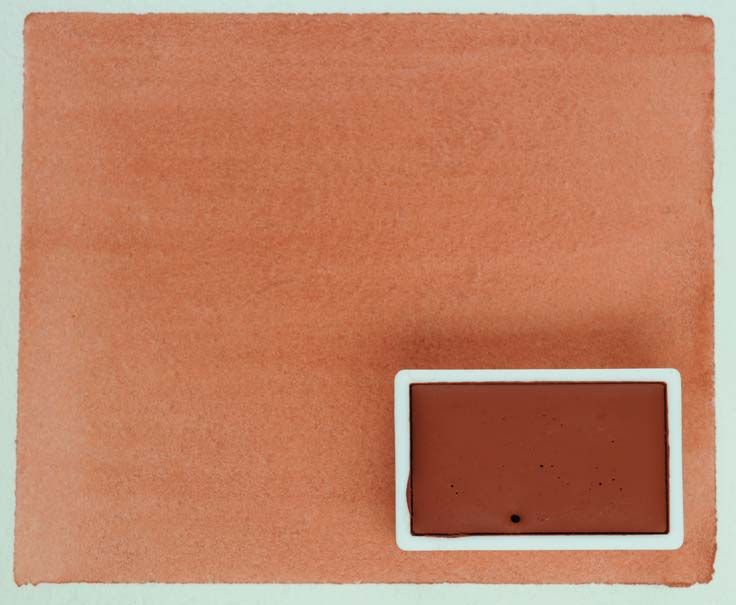 Kremer akvarel - benátská červená (plast, 3 x 1,8 x 1 cm)