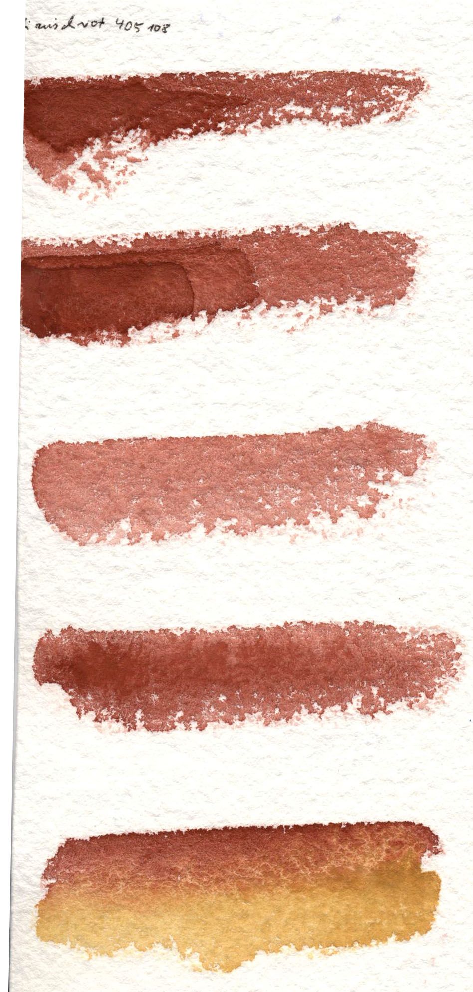 Kremer akvarel - benátská červená (plast, 3 x 1,8 x 1 cm)