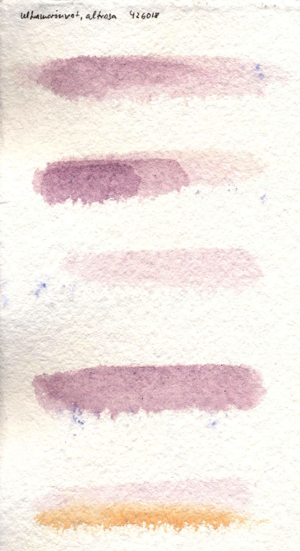 Kremer akvarel - ultramarínová červená, fialově růžová (plast, 3 x 1,8 x 1 cm)