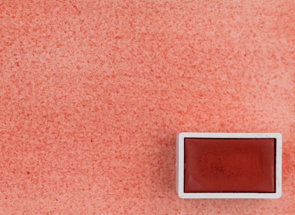 Kremer akvarel - Cerová červená (plast, 3 x 1,8 x 1 cm)