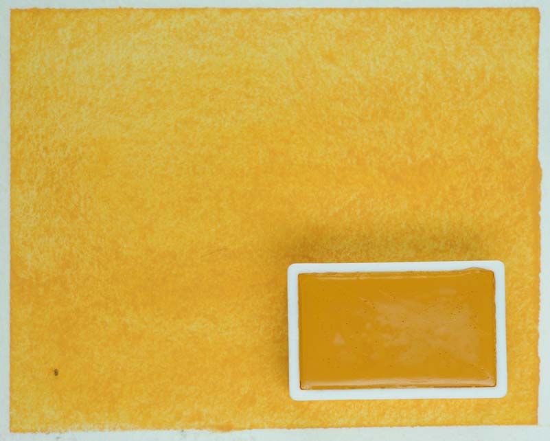 Kremer akvarel - titanově oranžová (plast, 3 x 1,8 x 1 cm)