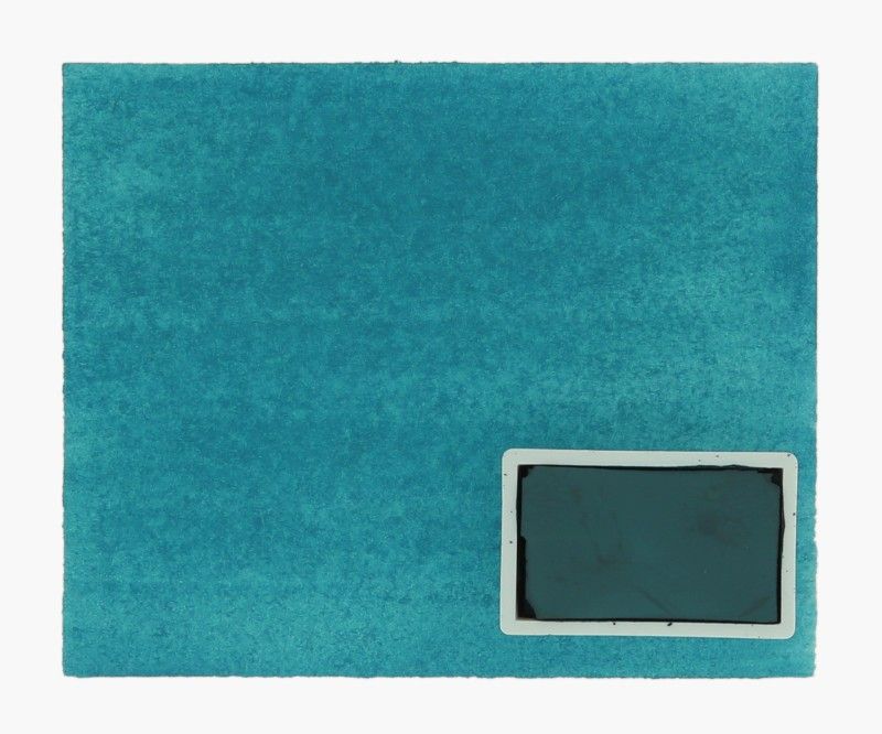 Kremer akvarel - ultramarínově zelený, pravý (plast, 3 x 1,8 x 1 cm)