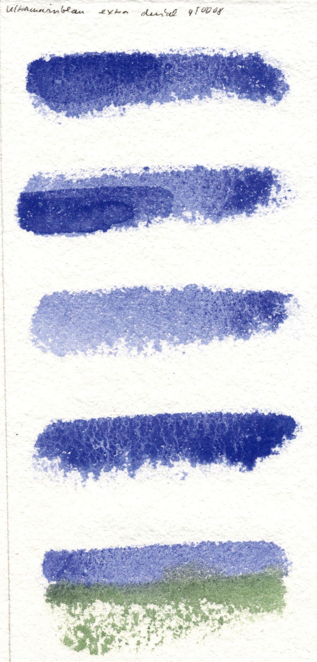 Kremer akvarel - ultramarínově modrý, velmi tmavý (plast, 3 x 1,8 x 1 cm)
