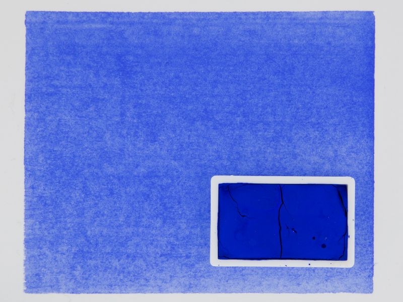 Kremer akvarel - ultramarínová modrá, světlo (plast, 3 x 1,8 x 1 cm)