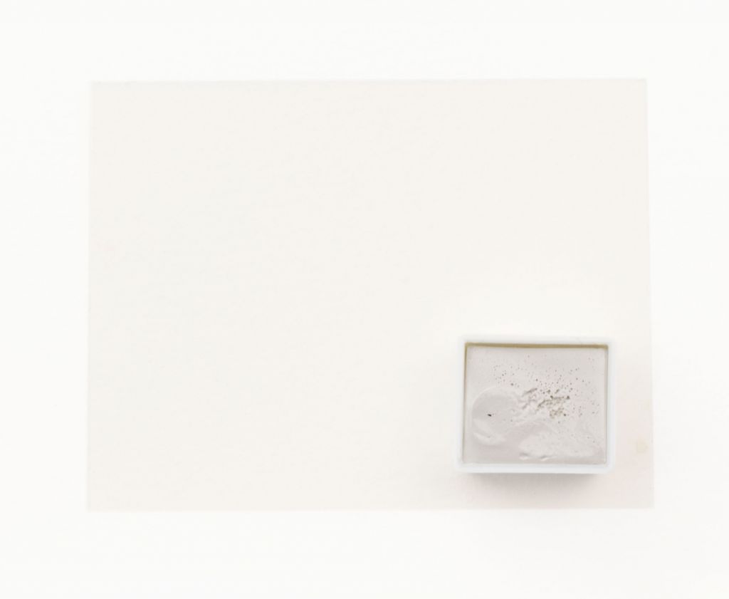 Kremer akvarel - teplá šedá č. 1 (plast, 2 x 1,6 x 1 cm)
