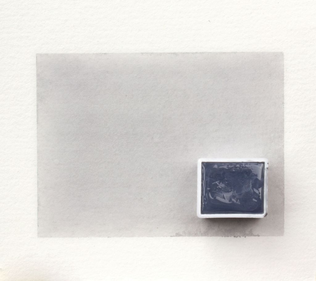 Kremer akvarel – studená šedá č. 2 (plast, 2 x 1,6 x 1cm)