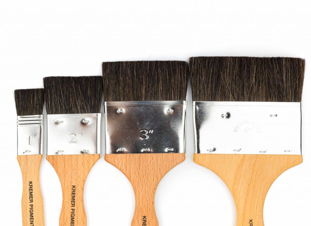 Plochý štětec Kremer, veverka, č. 2 palce