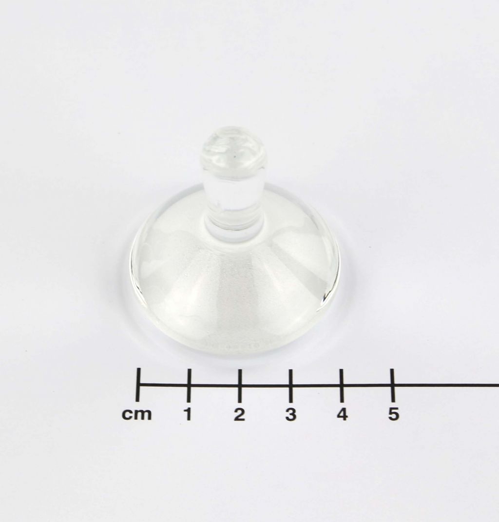 Skleněný třecí běžec, malý, 3,5 cm - lité sklo