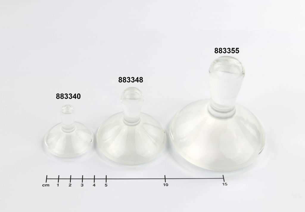 Skleněný třecí běžec, malý, 3,5 cm - lité sklo