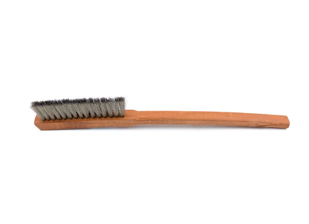 Kartáč s dlouhou rukojetí, ocelový drát V2A, 0,10 mm