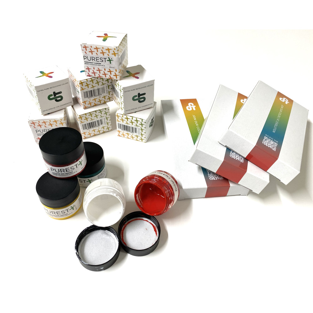 CTS Retušovací barvy PUREST+, kompletní sada 31 x 20 ml