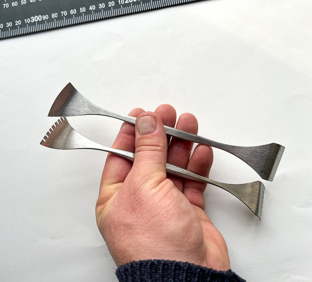 Štukatérská škrabka hladká, 19 cm