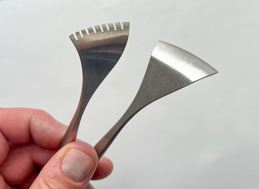 Štukatérská škrabka hladká, 19 cm