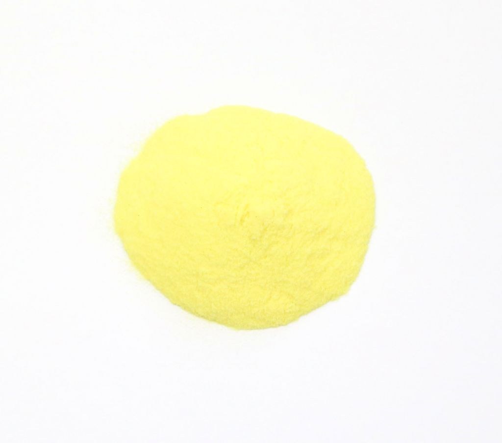 Barevné sklo, zářivě žluté, průhledné, mletí 3, 1 kg