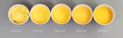 Barevné sklo, korunka žlutá, neprůhledné, mletí 3, 1 kg