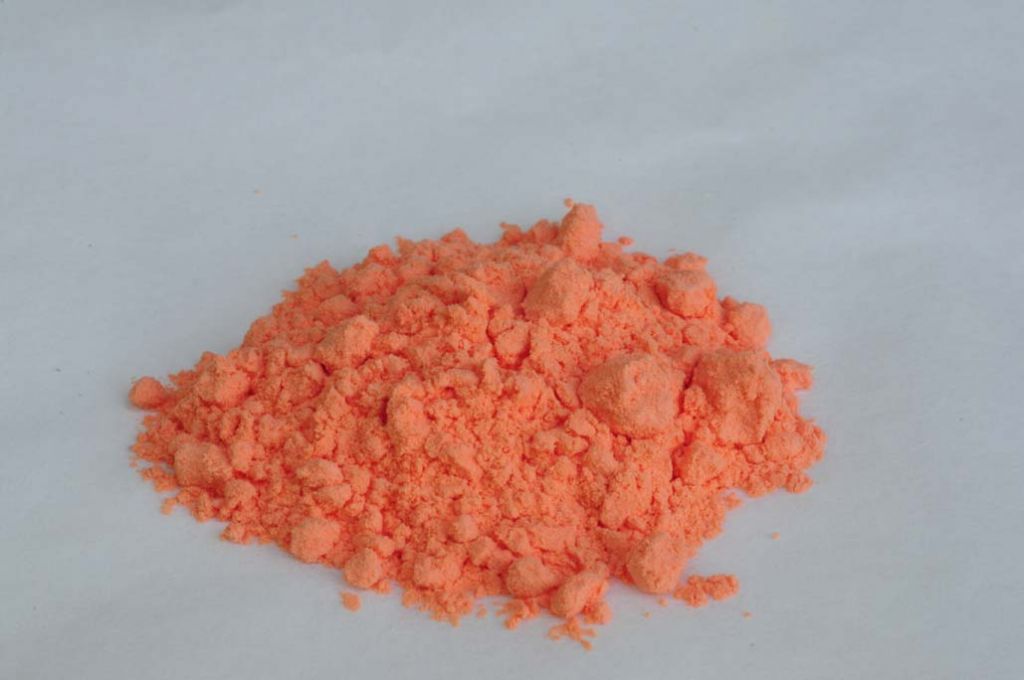 Barevné sklo, opálově oranžová, nažloutlá, neprůhledná, mletí 1, 1 kg