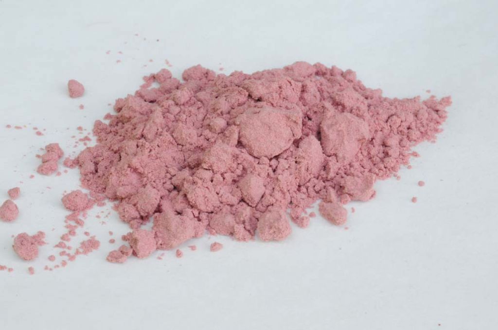 Barevné sklo, měď-rubín, průhledné, mletí 1, 100 g