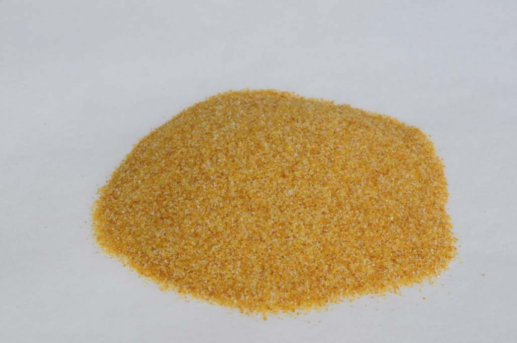 Barevné sklo, brilantní zlato, průhledné, mletí 5, 100 g