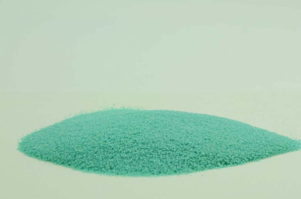 Barevné sklo, Jade Green, průhledné, mletí 5, 100 g